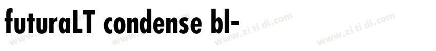 futuraLT condense bl字体转换